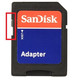 unlocked MicroSD card adapter